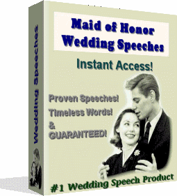 Maid of Honor Wedding Speech Package!